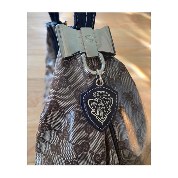 Gucci Tan GG Coated Canvas Duchessa Hobo Bag - Picture 2 of 11